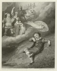 Sny młodego Szekspira autorstwa Richard Westall